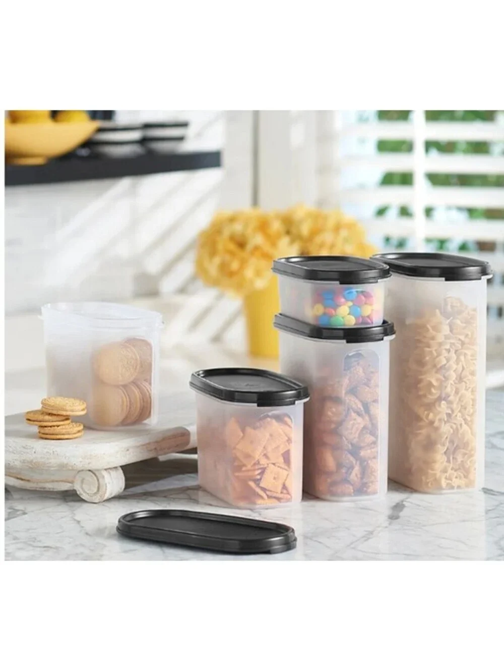 Tupperware Modular Mates Oval 3 Food Storage Container 7.25-cup / 1.7 L